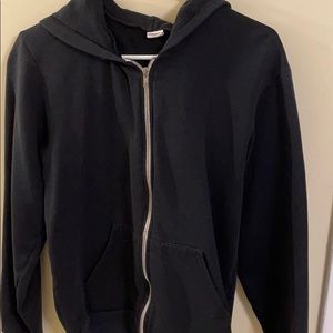 AMERICAN APPAREL black hoodie size medium